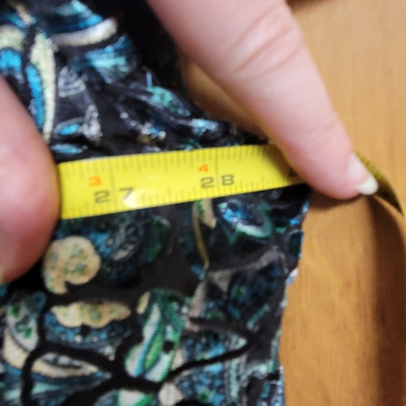 Catherines womens plus sized tunic green blue size 2xl xxl 22w 24w - Picture 11 of 11